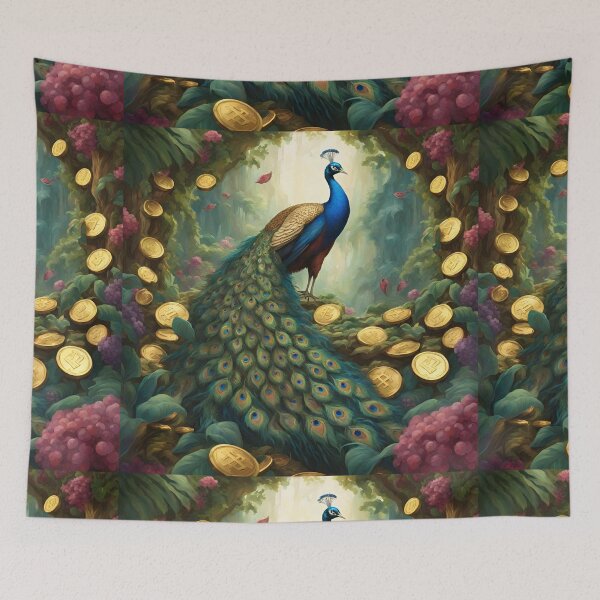 Item preview, Copy of Copy of NFT's Peacock, Crypto Jungle, Millionaire Lifestyle, Golden Octopus, Ruby designed and sold by Sugar Wisdom .