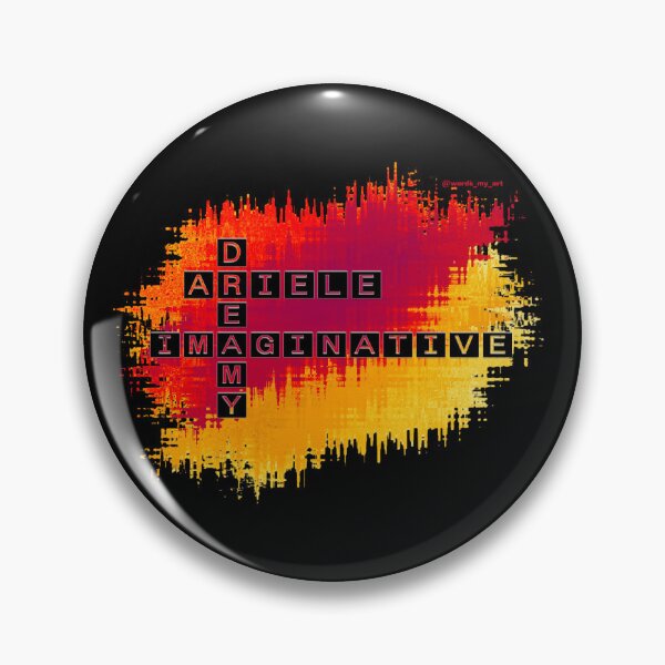Artikelvorschau, Ariele, verträumt und fantasievoll, Kreuzworträtsel entworfen und verkauft von words-my-art.