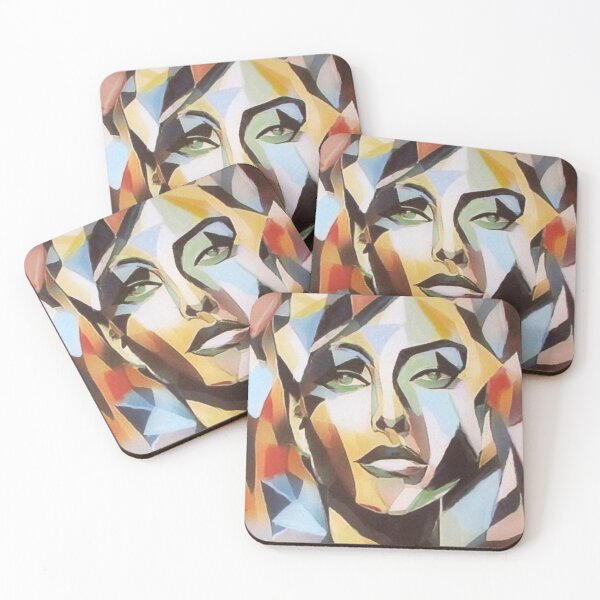 Item preview, Abstract Portrait Art - Ethereal Melodies designed and sold by Helenka.