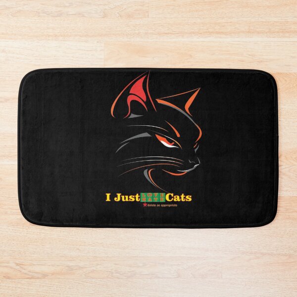 Item preview, I just Love/Hate Cats logo 3 is funny sarcastic grafics idea for cat lovers/haters  designed and sold by TomVtX.