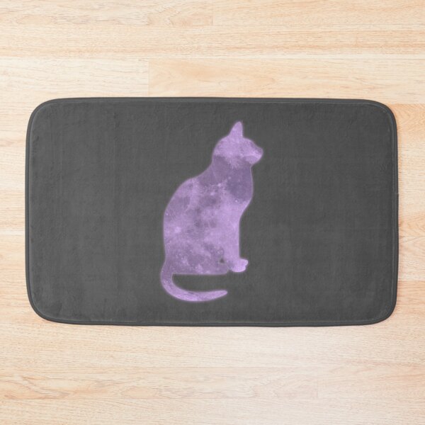 Item preview, Purple Moon Cat Silhouette designed and sold by wonderxwander.