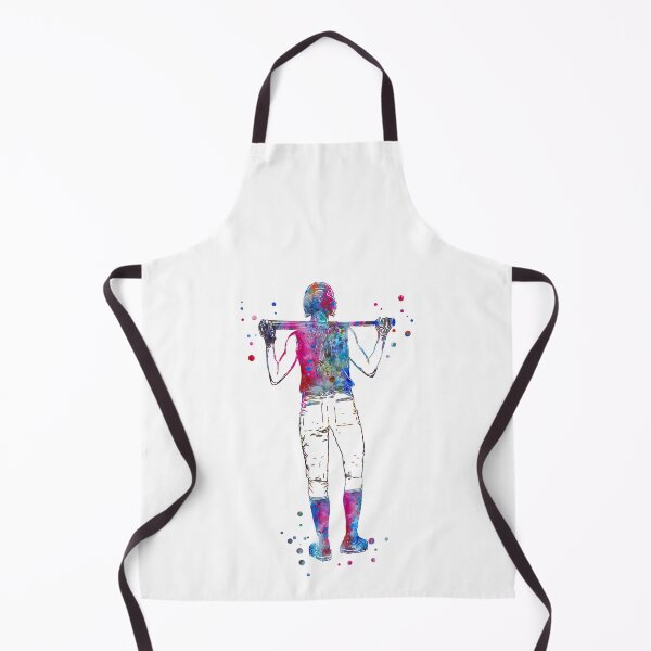 Item preview, Girl Softball Player designed and sold by Rosaliartbook.