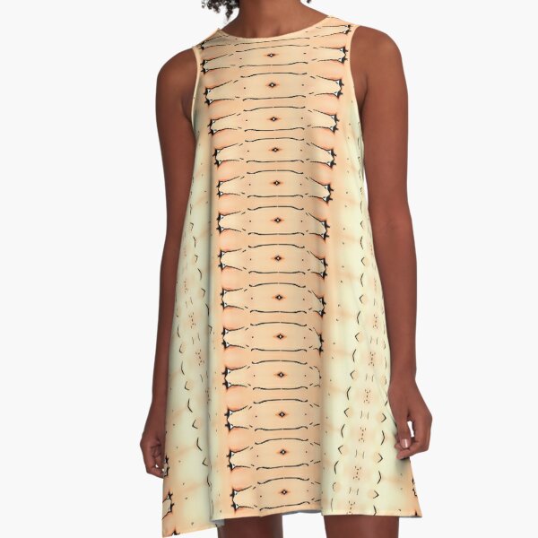 Pattern, tracery, weave, template, routine, stereotype, gauge, mold A-Line Dress