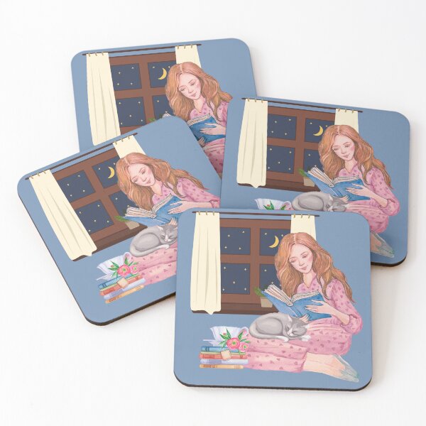 Item preview, Cozy girl reading designed and sold by DeenaSuzanne.