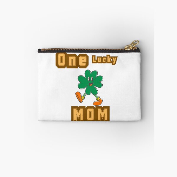 Item preview, One Lucky Mom,St Patricks Day designed and sold by winzostyle ⭐⭐⭐⭐⭐.
