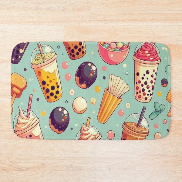 Item preview, Bubble Tea Pattern designed and sold by asbno19.