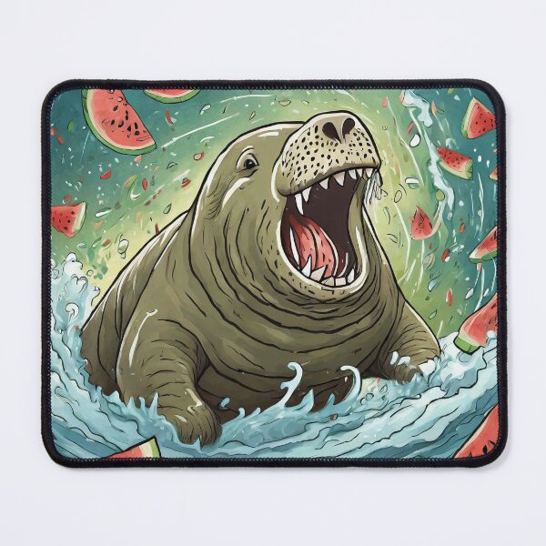 Item preview, Whimsical Walrus Watermelon Whirlwind designed and sold by omerfdln34.
