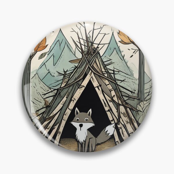 Item preview, Whimsical Wolf Whisker Wigwam designed and sold by omerfdln34.