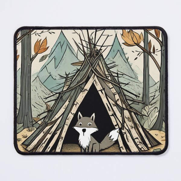 Item preview, Whimsical Wolf Whisker Wigwam designed and sold by omerfdln34.