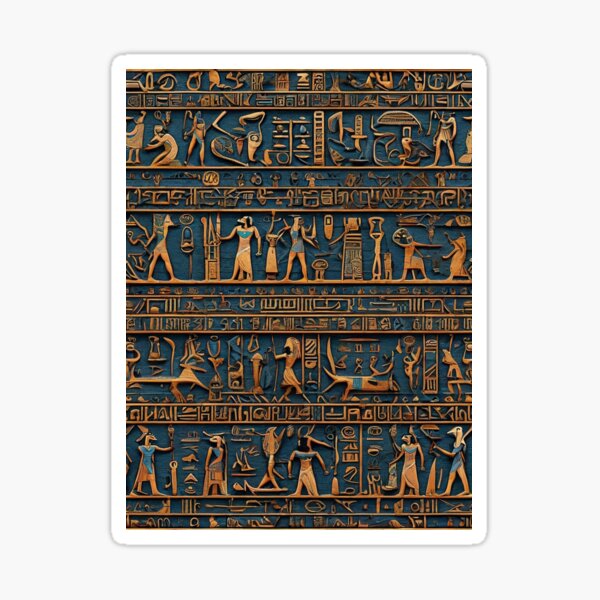 Item preview, Egyptian hieroglyphs designed and sold by likbatonboot.