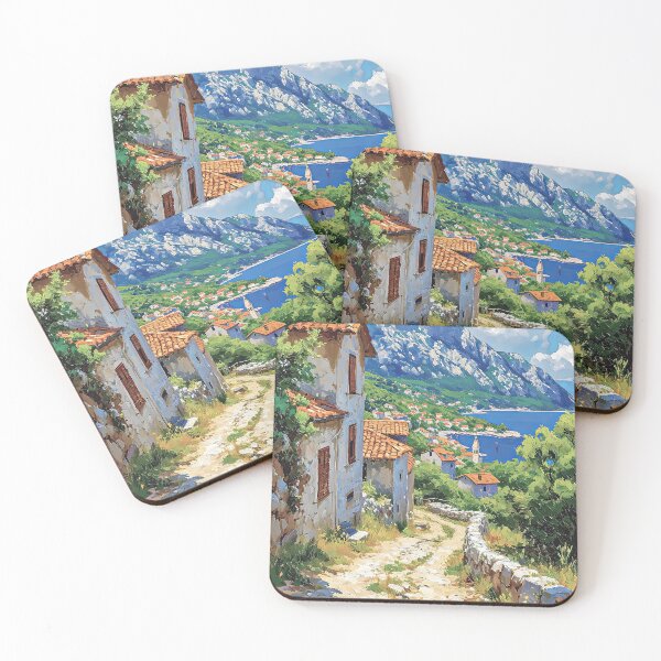 Item preview, Mediterranean escape to a picturesque village by the sea designed and sold by iguananick.
