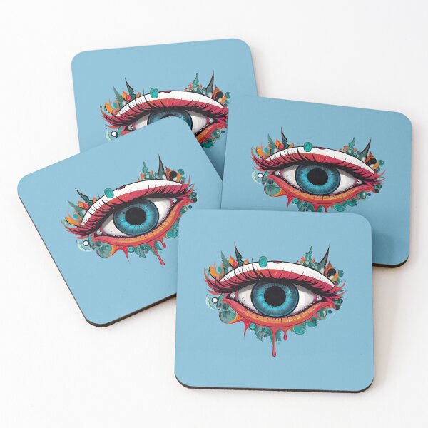 Item preview, Monster Girl - Blue Monster Eye designed and sold by MadnessEnvelope.