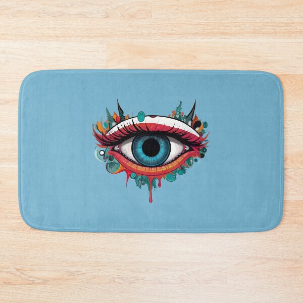 Item preview, Monster Girl - Blue Monster Eye designed and sold by MadnessEnvelope.