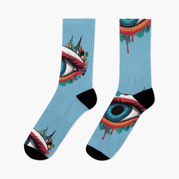 Item preview, Monster Girl - Blue Monster Eye designed and sold by MadnessEnvelope.
