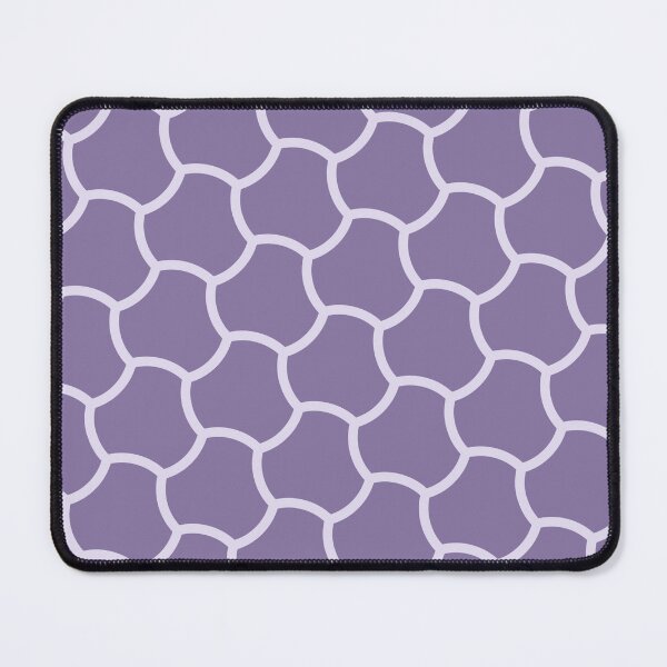 Item preview, Purple Geometric Symbols White Outline Repeat NeverEnding Textile designed and sold by Alchemy-A-La-G.