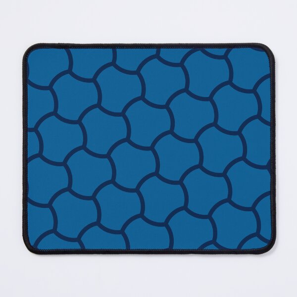 Item preview, Blue Geometric Symbols Navy Outline Repeat NeverEnding Textile designed and sold by Alchemy-A-La-G.