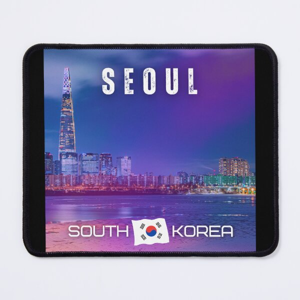 Item preview, Seoul South Korea with Beach and Tower designed and sold by Hyunnibear.