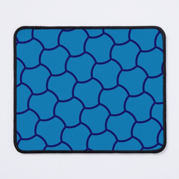 Item preview, Blue Geometric Symbols Blurple Outline Repeat NeverEnding Textile designed and sold by Alchemy-A-La-G.