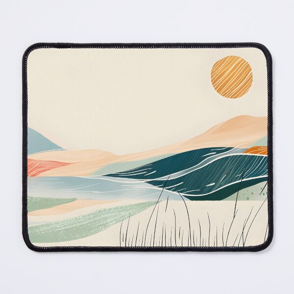 Item preview, Flowing water and hills sunset designed and sold by Wildflow Creations.