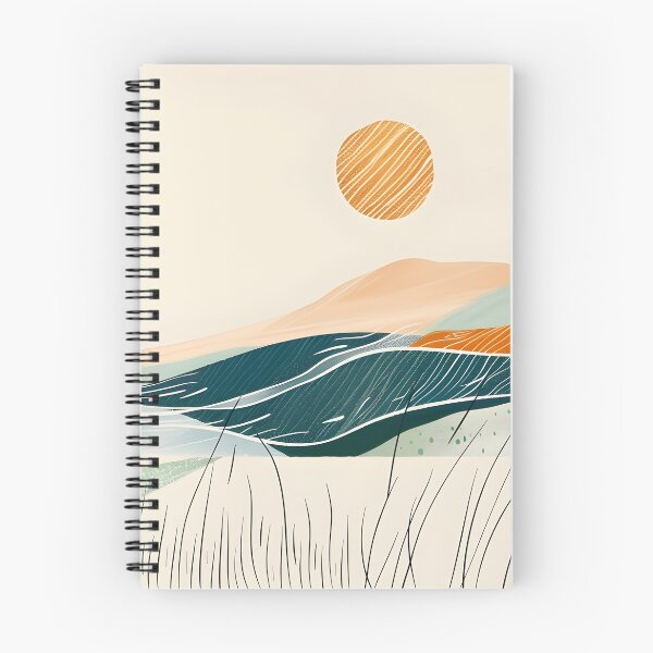 Item preview, Flowing water and hills sunset designed and sold by Wildflow Creations.