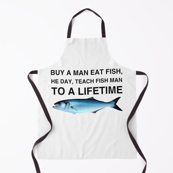 Item preview, Buy A Man Eat Fish designed and sold by QuantumSquare.
