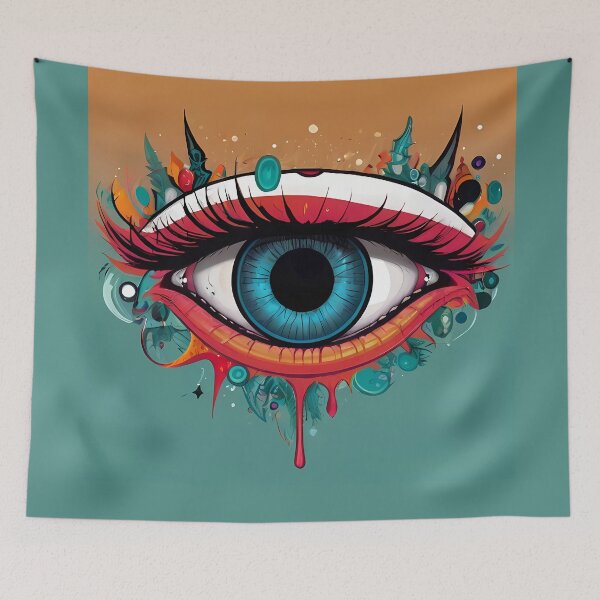 Item preview, Monster Girl's Blue Eye designed and sold by MadnessEnvelope.