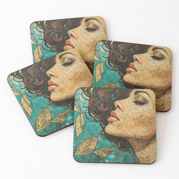 Item preview, Modern Art Noveau Inspired Beauty designed and sold by AM-Fine-Designs.