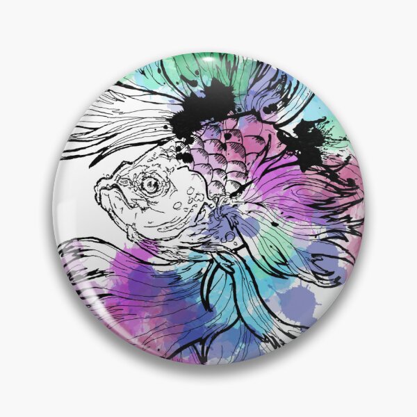 Item preview, Betta fish watercolour  designed and sold by AderynValentine.