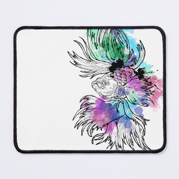 Item preview, Betta fish watercolour designed and sold by AderynValentine.