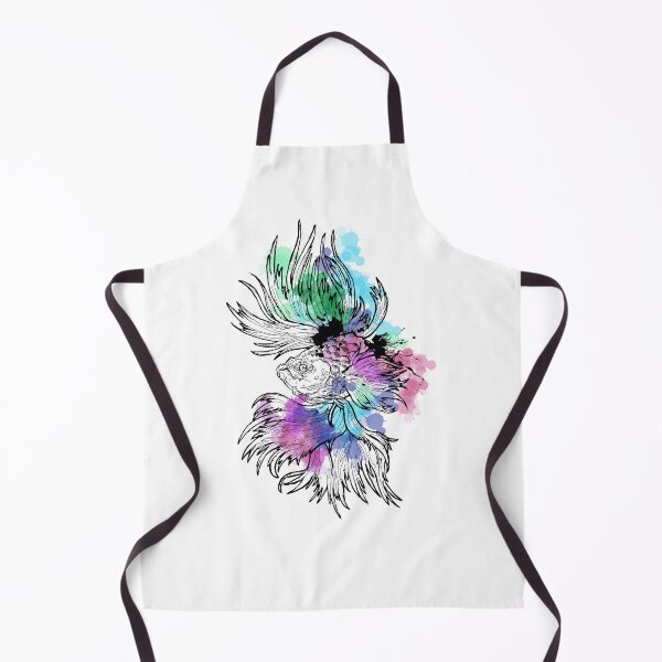 Item preview, Betta fish watercolour designed and sold by AderynValentine.
