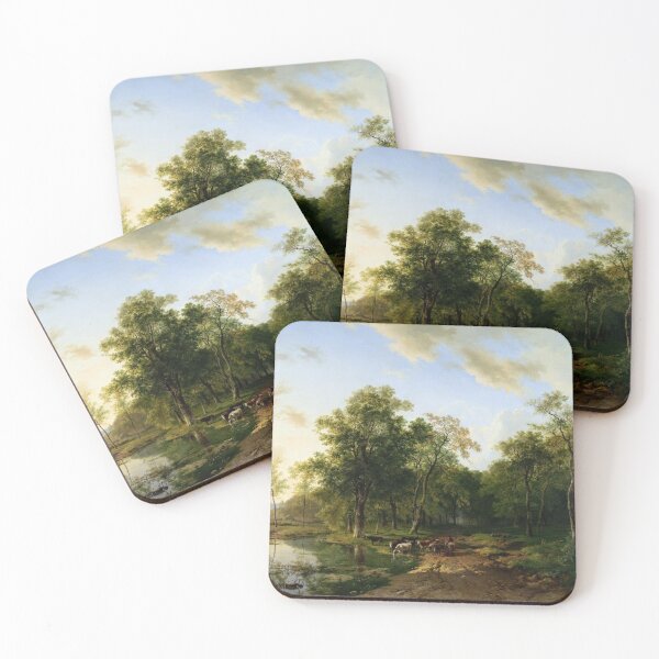 Item preview, zomerlandschap (summer landscape) Barend Cornelis Koekkoek designed and sold by Oude Meesters.