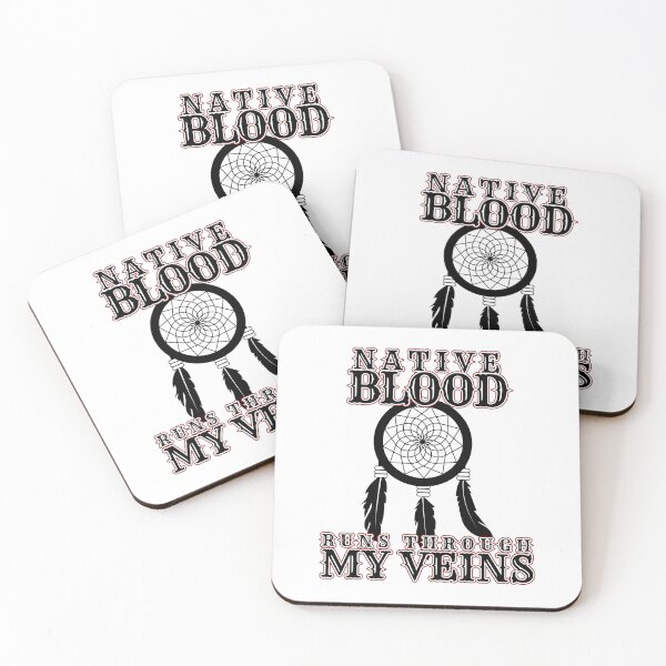 Item preview, Native Blood Runs Through My Veins Native Heritage Pride  designed and sold by The Junto Shop.
