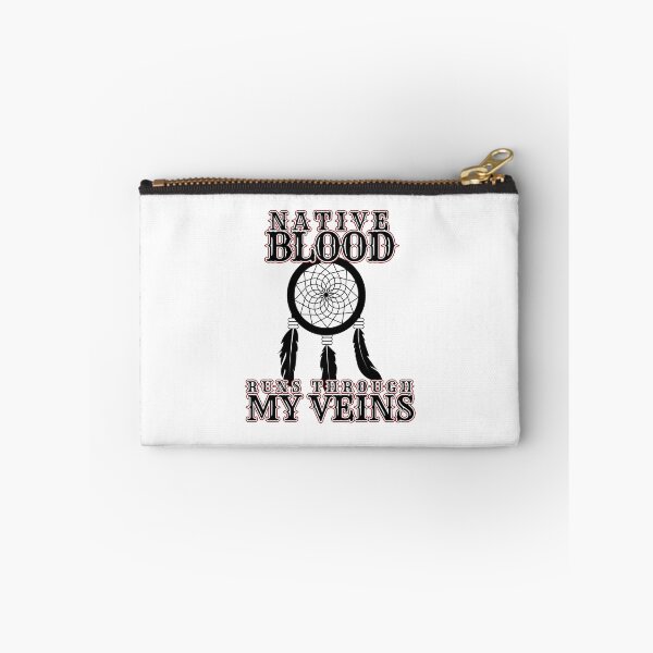 Item preview, Native Blood Runs Through My Veins Native Heritage Pride  designed and sold by The Junto Shop.