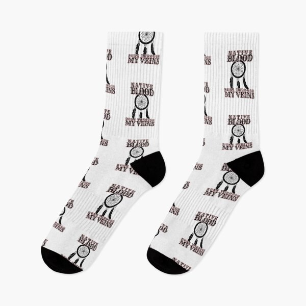 Item preview, Native Blood Runs Through My Veins Native Heritage Pride  designed and sold by The Junto Shop.