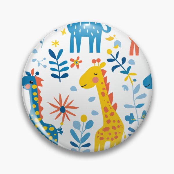 Item preview, Cute giraffes kids pattern designed and sold by SmileshareShop.