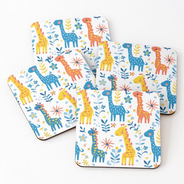 Item preview, Cute giraffes kids pattern designed and sold by SmileshareShop.