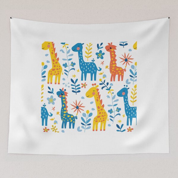 Item preview, Cute giraffes kids pattern designed and sold by SmileshareShop.