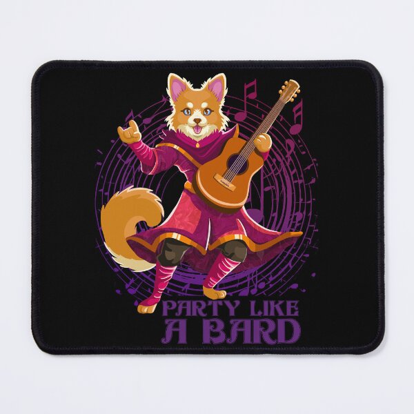 Item preview, Party Like a Bard Dog designed and sold by Geobat.