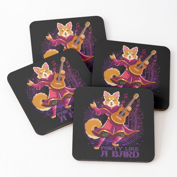 Item preview, Party Like a Bard Dog designed and sold by Geobat.