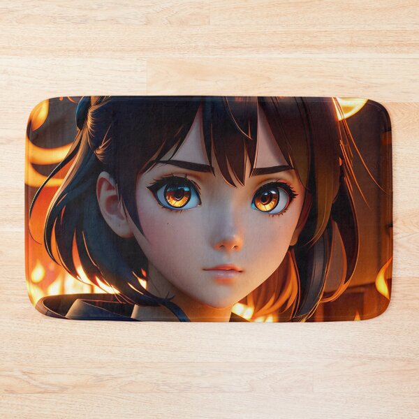 Item preview, Cute Anime Fire Girl designed and sold by TheArtOfPat.