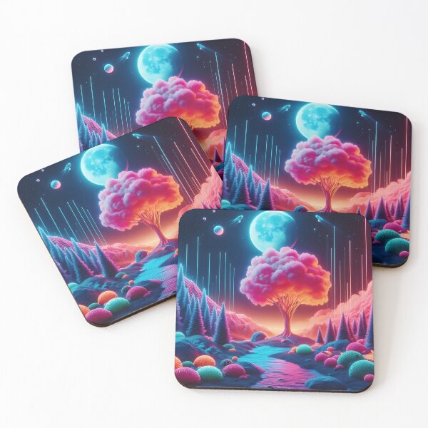 Item preview, Neon Nature Scene Other Worldly designed and sold by Donald Pierce.