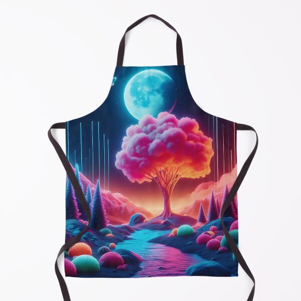 Artikelvorschau, Neon-Naturszene aus einer anderen Welt entworfen und verkauft von Donald Pierce.