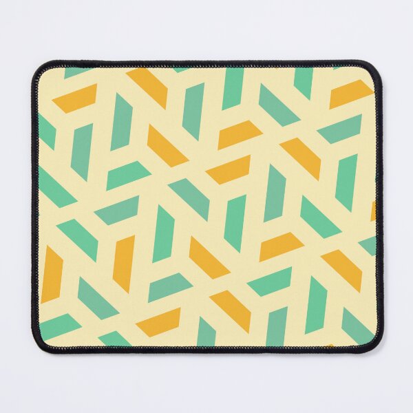Item preview, Yellow Green & Orange Broken Dashed Triangles Boundless Decor designed and sold by Alchemy-A-La-G.