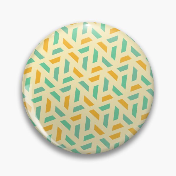 Item preview, Yellow Green & Orange Broken Dashed Triangles Boundless Decor designed and sold by Alchemy-A-La-G.