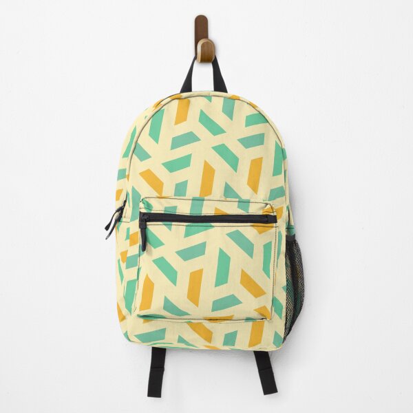 Item preview, Yellow Green & Orange Broken Dashed Triangles Boundless Decor designed and sold by Alchemy-A-La-G.