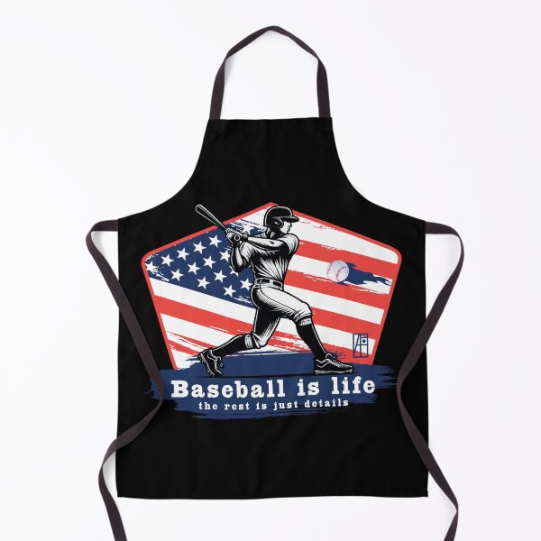 Item preview, USA - American BASEBALL - Baseball is life, the rest is just details - color designed and sold by ArtProjectShop.