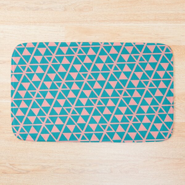 Item preview, Pink & Teal Alternating Grouped Triangles Combo Boundless Decor designed and sold by Alchemy-A-La-G.