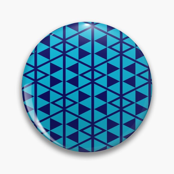 Item preview, Blue & Blurple Alternating Grouped Triangles Combo Boundless Decor designed and sold by Alchemy-A-La-G.