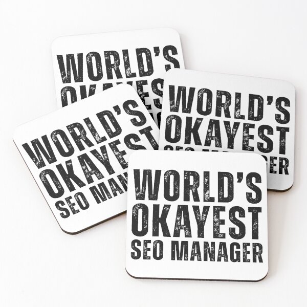 Item preview, Worlds Okayest SEO Manager designed and sold by kamrankhan.