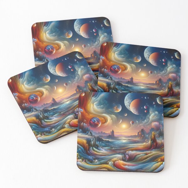Item preview, Beyond the Known: A Glimpse into Alien Landscapes designed and sold by ArtComixHaven.